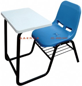 2-32 學生單人連結課桌椅 W610xD940xH75